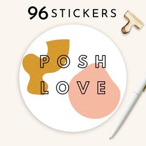 Posh Love Stickers 96 Count